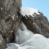 Kurze Mixed-Passage am Beginn der Eisverschneidung (Foto: Richard)