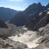 Blick zurück auf den Glacier Noir